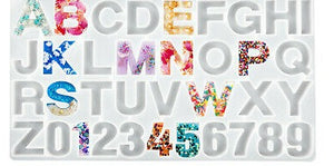 Alphabet Soft Resin Jewelry Silicone Mould