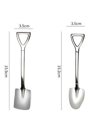 Shovel teaspoon set 4 piece