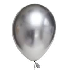 Metalic Balloons Silver 50pc