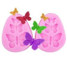 Silicone fondant / sugar paste butterfly mould, size of mould 7x5.5cm