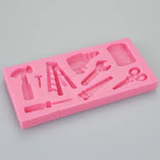 DIY tools silicone fondant Mould, size of mould 5.5x11cm