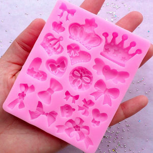 Silicone Mould Bows and Crown