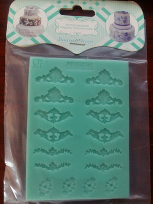 Silicone mould Small lace borders