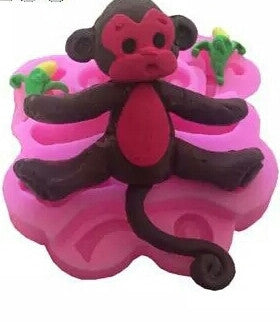 Silicone mould Monkey size of monkey 5cm