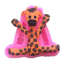 Silicone mould giraffe 7.5cm