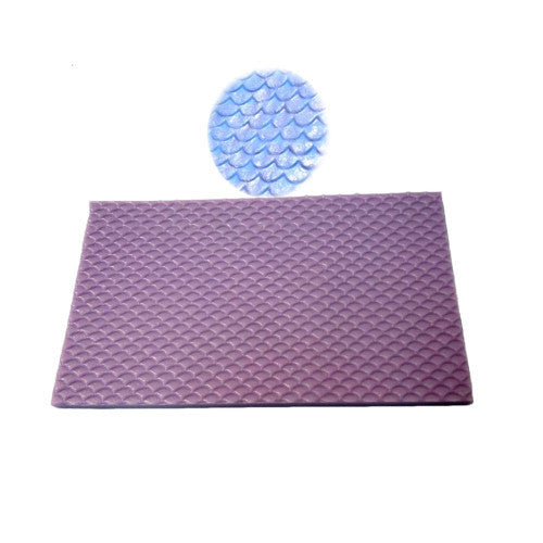 Nautical Fish Scale Impression Silicone mould, size of mould 14.5x8.5cm