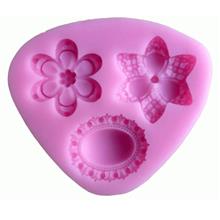Flower brooch silicone mould