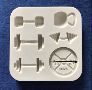 Large gym silicone mould