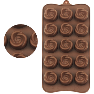 Nr90, Chocolate Mould Truffle Rose