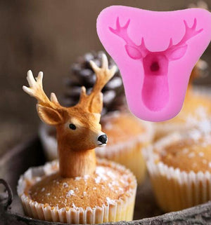 Silicone Mould 3D Buck Deer Head
