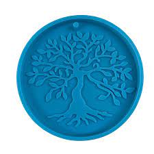 Silicone Mould Resin Tree Keyring