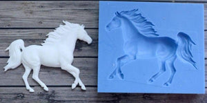 Silicone Mould Running Horse