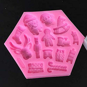 Silicone Mould Christmas Multi