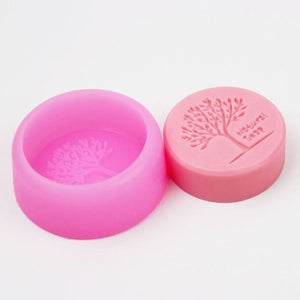 Tree of Life silicone soap mould, 6.5cm