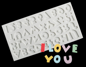 Silicone Mould Alphabet