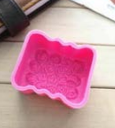 Rose bar silicone soap mould