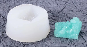 Silicone Mould 3D Gems Crystal Rocks Soft Resin 3.2cm G