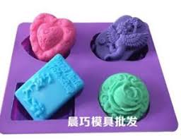 Silicone Mould Soap Vintage Angel Rose Heart