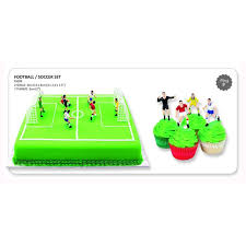 PME Football/ Soccer figurine set, caketoppers, plastic