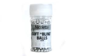 Nicoletta Silver Soft Bling Balls
