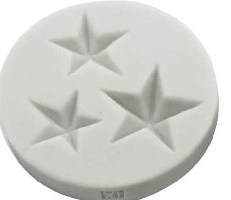 Star silicone mould, big star 2.6cm, small star 2cm