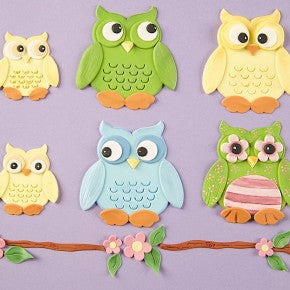 Owl plastic cutter set patch work