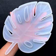 Silicone resin mould Tropical leaf
