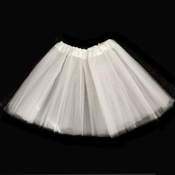 40cm Adult Lady Tutu Skirt White