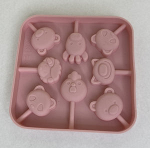 Silicone Mould Lollipop Various Animal
