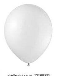 Party Balloon White 10pcs