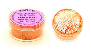 Barco Lilac Label Food Dust Xmas Red  10ml