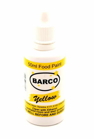 Barco Food Paint Yellow 50ml