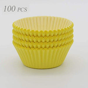 Yellow Cupcake Wrappers